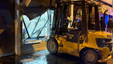 Forkliftli Kuyumcu Soygunu