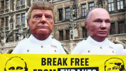 Greenpeace'ten Trump ve Putin'in Yer Aldığı Eylem