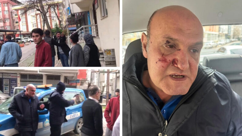 Hatalı Park Eden S&uuml;r&uuml;c&uuml; Zabıtalara Saldırdı