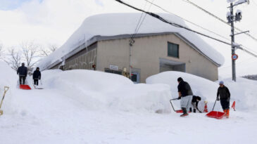 Japonya'da Yoğun Kar Yağışı Sonrası Can Kaybı Artmaya Devam Ediyor
