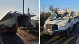 Kamyonet Beton Bloğa &Ccedil;arptı: S&uuml;r&uuml;c&uuml; Hayatını Kaybetti