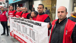 Karşıyaka Belediyesi İş&ccedil;ileri Maaş İ&ccedil;in Y&uuml;r&uuml;d&uuml;