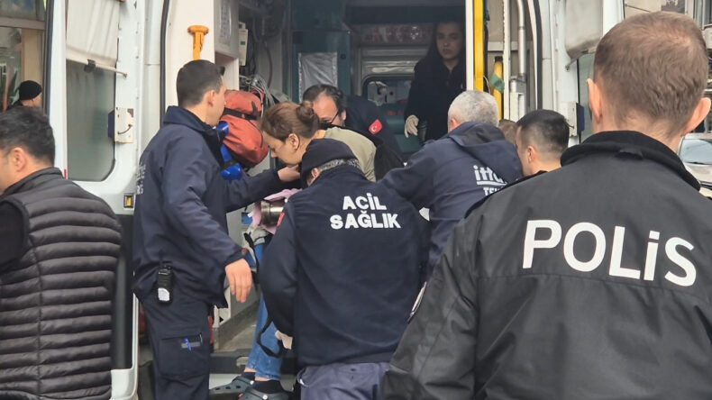 Kasapta Korkun&ccedil; Kazanın Ardından Kadın Hastaneye Gitti