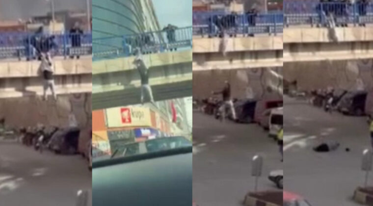 K&ouml;pr&uuml;de Can Pazarı: Tutunamayınca Yere D&uuml;şt&uuml;