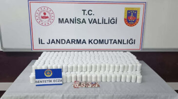 Manisa&rsquo;da 28 Bin 504 Sentetik Hap Ele Ge&ccedil;irildi: 2 Tutuklama