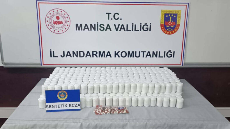 Manisa’da 28 Bin 504 Sentetik Hap Ele Geçirildi: 2 Tutuklama