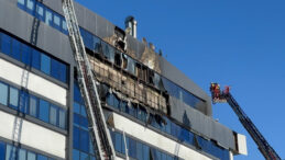 İş Merkezinde Endişe Verici Yangın