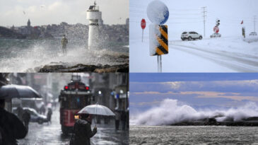 Meteoroloji'den Kuvvetli Yağış ve Fırtına Uyarısı: Marmara, Ege ve İ&ccedil; Anadolu'ya Dikkat