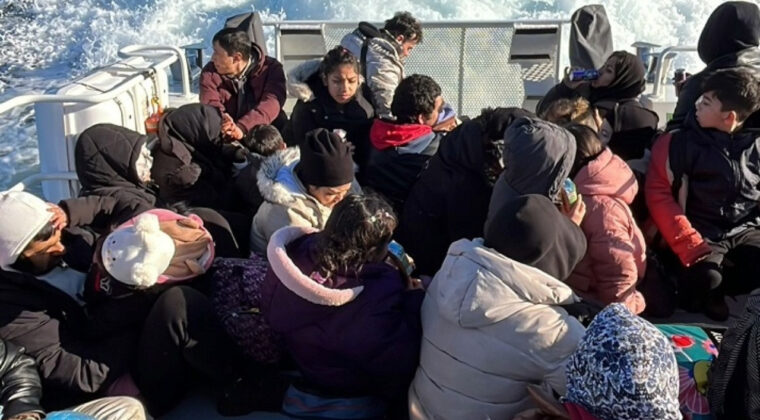 Milas&rsquo;ta mahsur kalan 44 ka&ccedil;ak g&ouml;&ccedil;men kurtarıldı