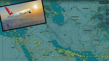 Orta Doğu'da Hava Trafiği Fel&ccedil; Oldu