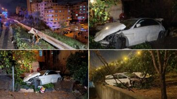 Otoyolda feci kaza: Anne yaralandı, s&uuml;r&uuml;c&uuml; oğlu &ouml;ld&uuml;
