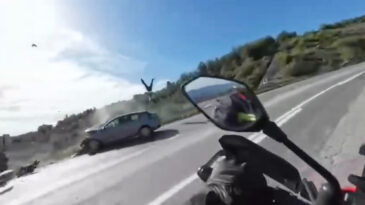 &Ouml;l&uuml;m Anı Motosiklet Kamerasında