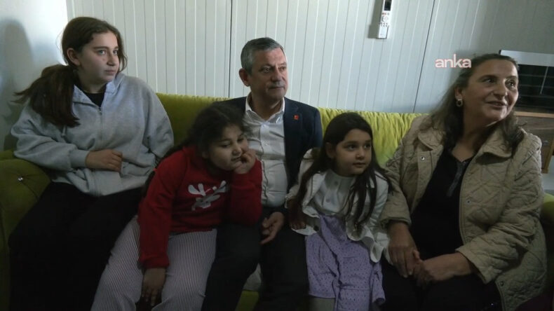 &Ouml;zg&uuml;r &Ouml;zel, Hatay&rsquo;da Depremzedelerle Buluştu