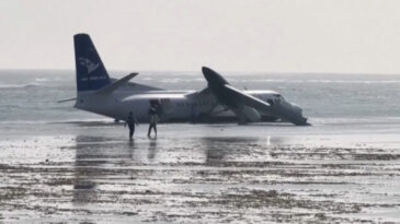 Pistte Duramayan U&ccedil;akta Korku Dolu Anlar