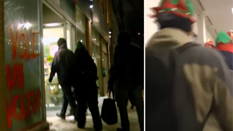 Robin Hood Gibi Giyinip Çaldıkları Gıdaları Dağıttılar