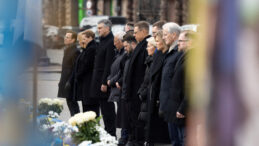 Rusya-Ukrayna Savaşının D&ouml;rd&uuml;nc&uuml; Yılı İ&ccedil;in Kiev'de Anma T&ouml;reni