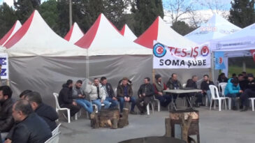 Soma Termik Santrali İş&ccedil;ileri &Ccedil;adır Kurdu: Bor&ccedil;larımız Gırtlağa Dayandı
