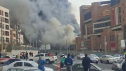 Tahran'da B&uuml;y&uuml;k Yangın: Duman Bulutları Kentten G&ouml;r&uuml;ld&uuml;