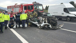 TEM Otoyolu&rsquo;nda Korkun&ccedil; Kaza: 1 &Ouml;l&uuml;, 1 Yaralı