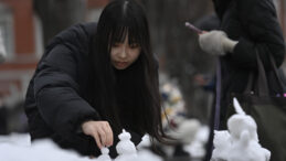 Tokyo'da Yılın İlk Karı Yağdı