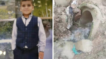 Topunu almak i&ccedil;in menfeze giren 11 yaşındaki Furkan boğuldu
