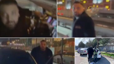 Trafikte Makas Kavgasi Kameralara Yansıdı