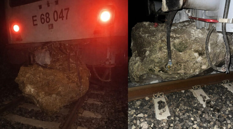 Treni Raydan &Ccedil;ıkardı, Yolcular Otob&uuml;slerle Taşındı