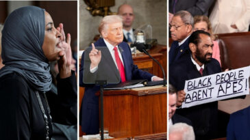 Trump Konuştu, Salon İ&ccedil;i Gerilim: "Amerikalıları &Ouml;ld&uuml;rd&uuml;n&uuml;z, Utanın!"