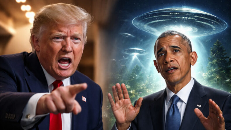 Trump'tan Obama'ya İtham: Uzaylılarla İlgili Gizli Bilgileri Açıklamakla Suçladı