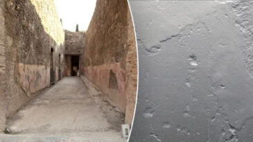 Turistik b&ouml;lgede dikkat &ccedil;eken keşif: 2000 yıllık aşk yazıları ortaya &ccedil;ıktı