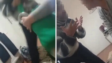 &Uuml;vey Baba Şiddeti Kameralara Yansıdı