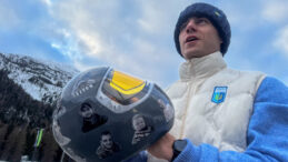 Vladyslav Heraskevych, Savaşta Kaybettiklerini Kaskında Yaşatıyor