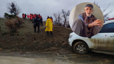 Yaşlı Adamı Bulmak İ&ccedil;in 253 Kişilik Ekip Seferber Oldu