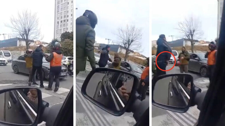 Yol Verme Tartışmasında Silah Çekerek Tehdit Etti, Gözaltına Alındı