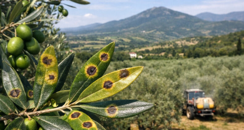 Zeytinde B&uuml;y&uuml;k Tehlike: Halkalı Leke Uyarısı