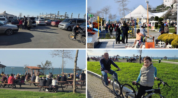 Zonguldak'ta Termometreler 24 Dereceyi G&ouml;rd&uuml;