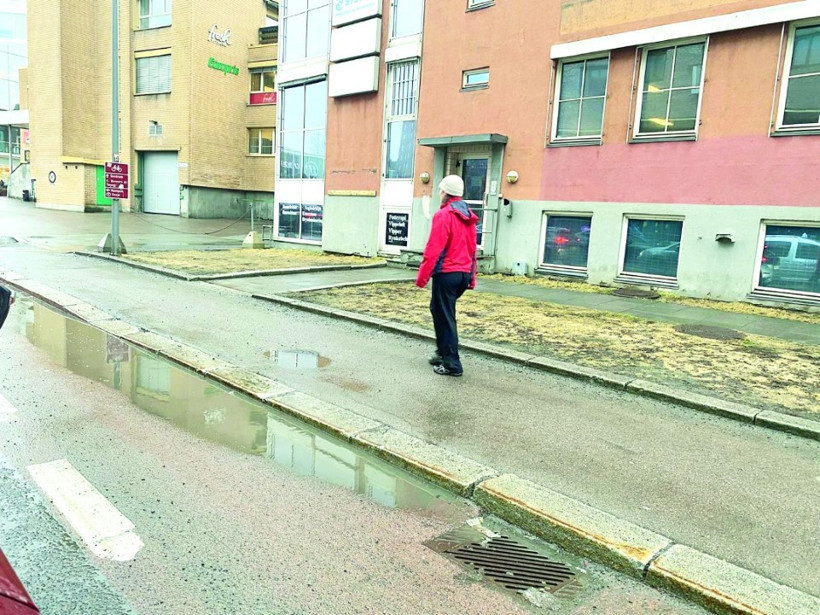 Oslo sokaklarında karşılaştığım bir manzara.