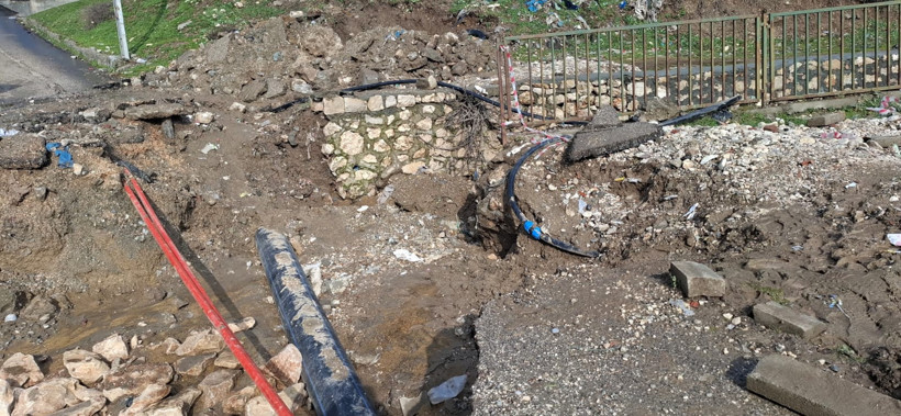 Çöken menfez köprü