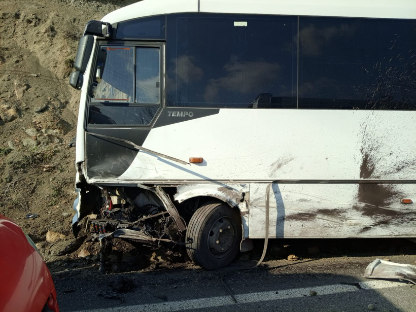 Kaza sonrası görüntü