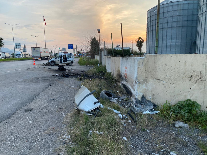 Kaza sonrası görüntü