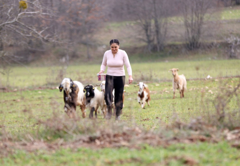 Yeliz Yıldırım'ın köydeki hayatı