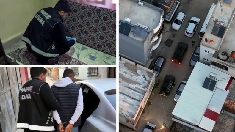 Adana’da torbacılara şafak baskını: 15 gözaltı