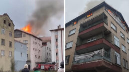 Akşam Saatlerinde Başlayan Yangın &Ccedil;atıyı K&uuml;le &Ccedil;evirdi
