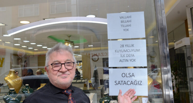 Altın Kuyrukları Uzadı: Camlara &ldquo;Yok&rdquo; Yazısı Asıldı