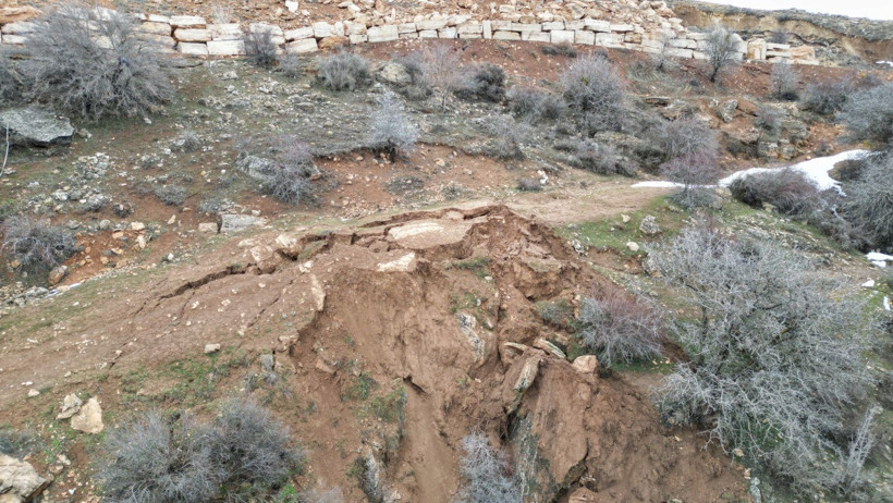 Heyelan sonrası görüntü