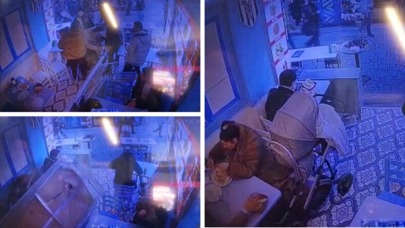 Balık&ccedil;ıda Kabus: Asma Tavan M&uuml;şterilerin &Uuml;zerine &Ccedil;&ouml;kt&uuml;