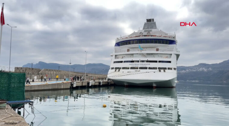 Bartın'a Yılın İlk Kruvaziyeri Yanaştı