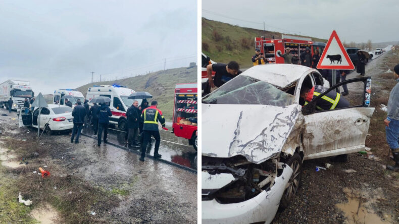 Bing&ouml;l'de otomobil devrildi: 1 &ouml;l&uuml;, 2 yaralı