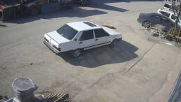 Bolu'da Bir Otomobil Yerde Yatan K&ouml;peğin &Uuml;zerinden Ge&ccedil;ti