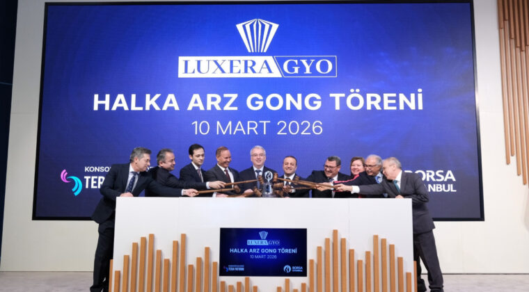 Borsa İstanbul&rsquo;da gong Luxera GYO i&ccedil;in &ccedil;aldı